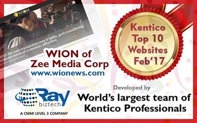 raybiztech wion kentico top10 site