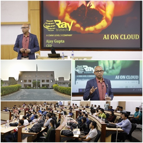 Raybiztech CEO delivers Interactive Session on Cloud and AI at ISB