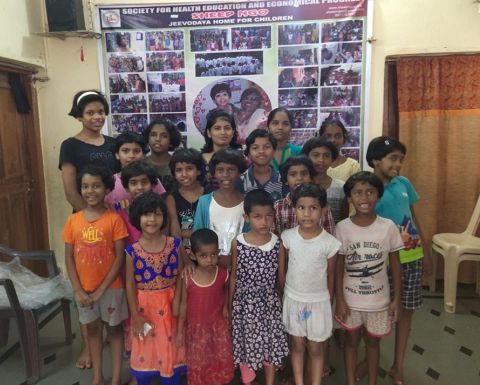 Orphaned Kids with smile Orphaned Kids with smile