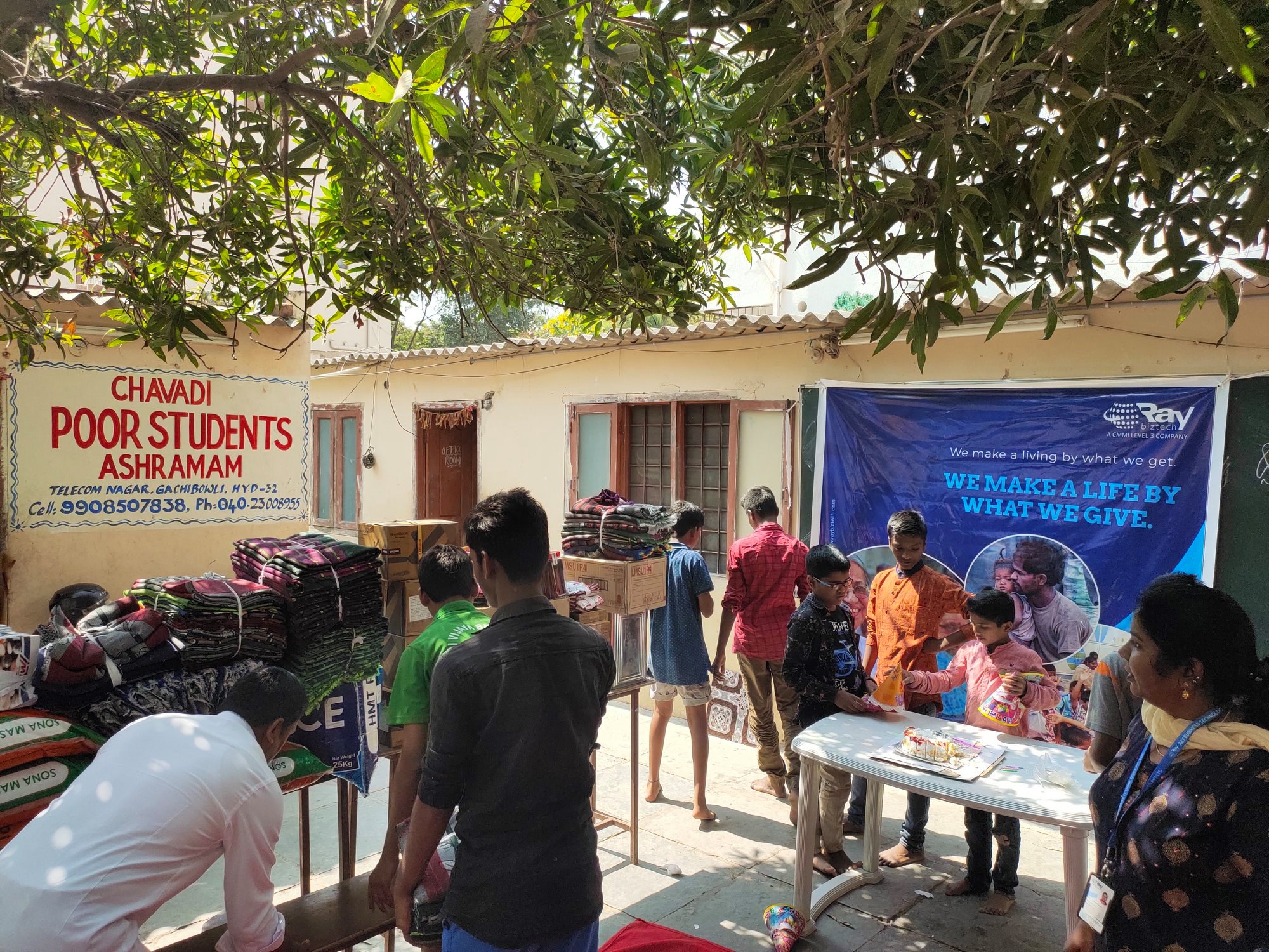 Abhayahasta Umbrellas distribution providing Free Umbrellas